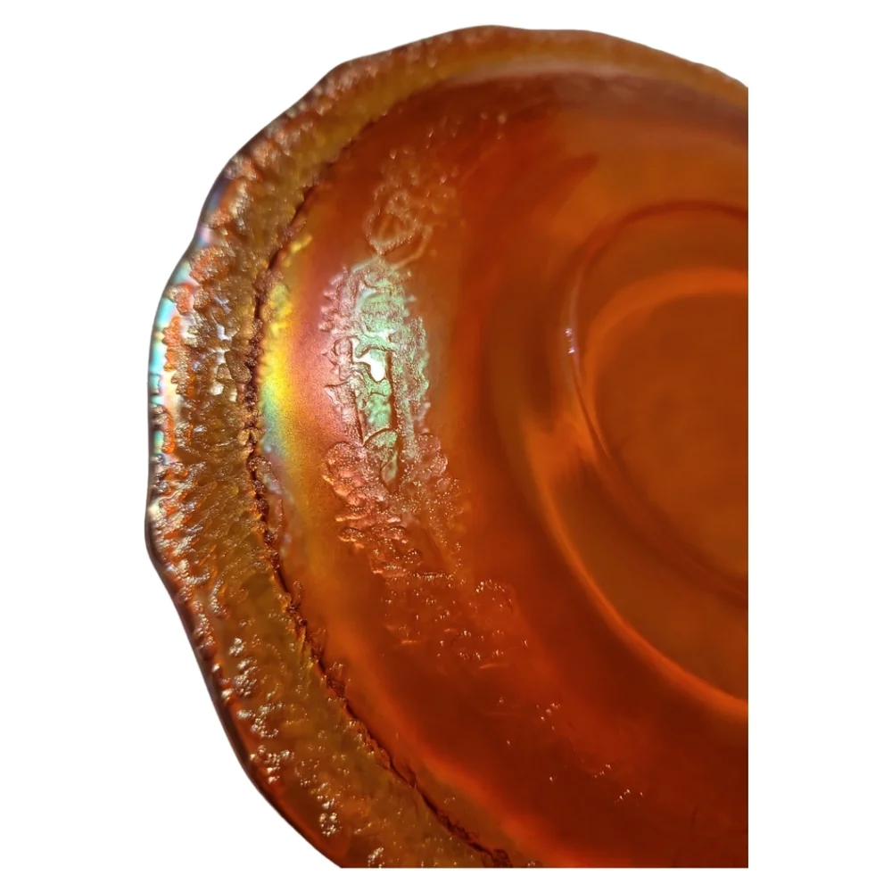 Federal Normandie Lattice & Daisy Sunburst Depression Glass Tea Cup Saucer 1934 - Picture 9 of 13